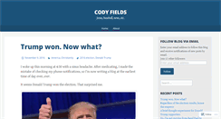 Desktop Screenshot of codyfields.com