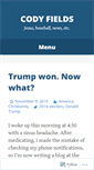 Mobile Screenshot of codyfields.com