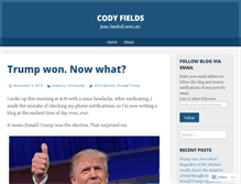 Tablet Screenshot of codyfields.com
